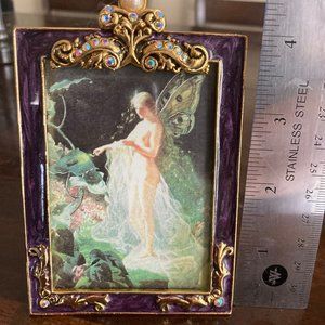Kirks Folly Vintage Wallet Size Picture Frame